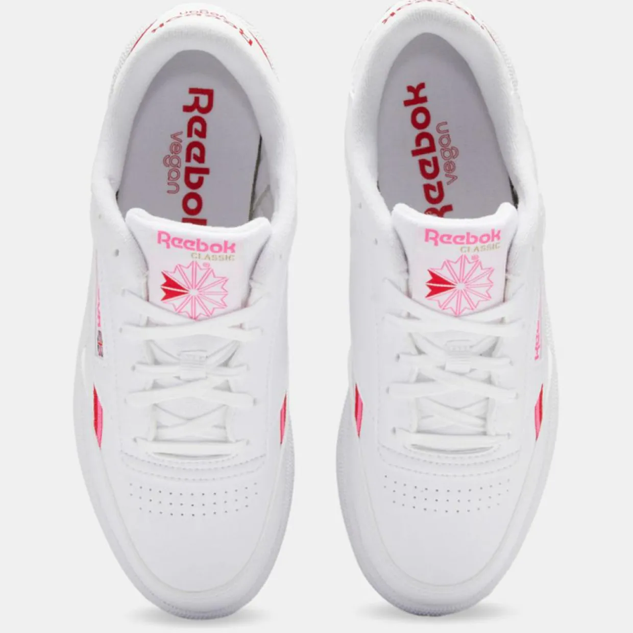 Femme Reebok Baskets^Baskets Club C 85 blanc/rose
