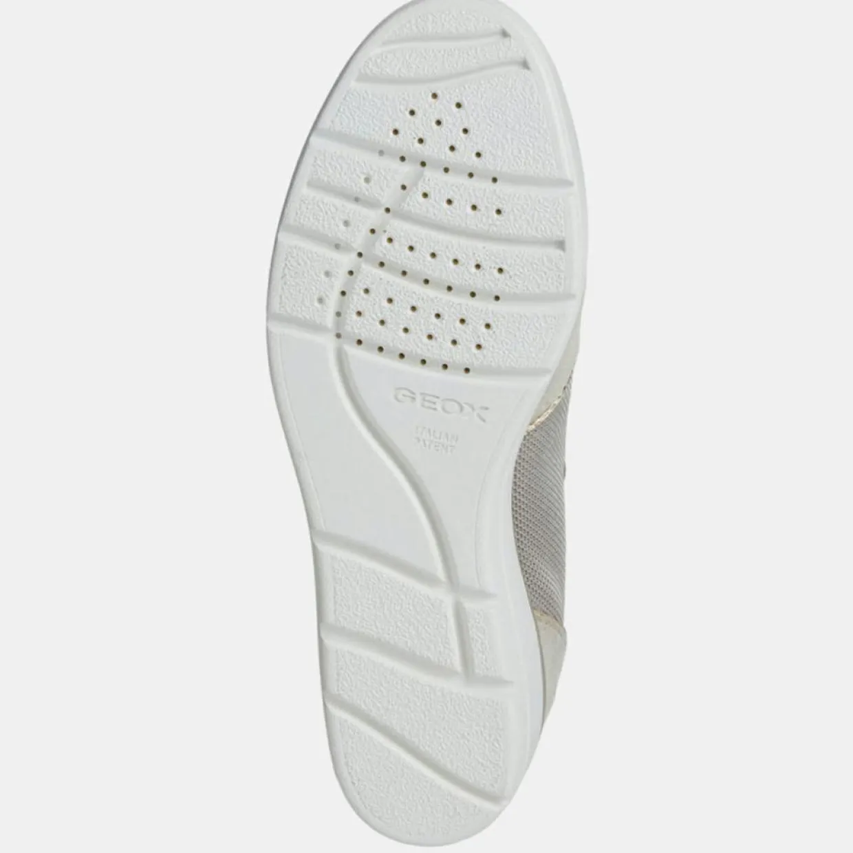 Baskets compensées Ilde beiges - Talon 9 cm-Geox Clearance