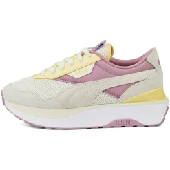 Femme Puma Baskets^Baskets Cruise Rider Candy jaune/rose