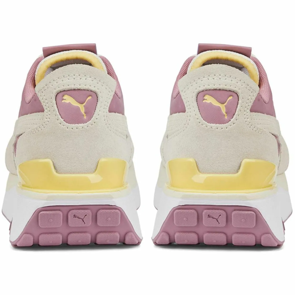 Femme Puma Baskets^Baskets Cruise Rider Candy jaune/rose