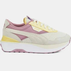 Femme Puma Baskets^Baskets Cruise Rider Candy jaune/rose