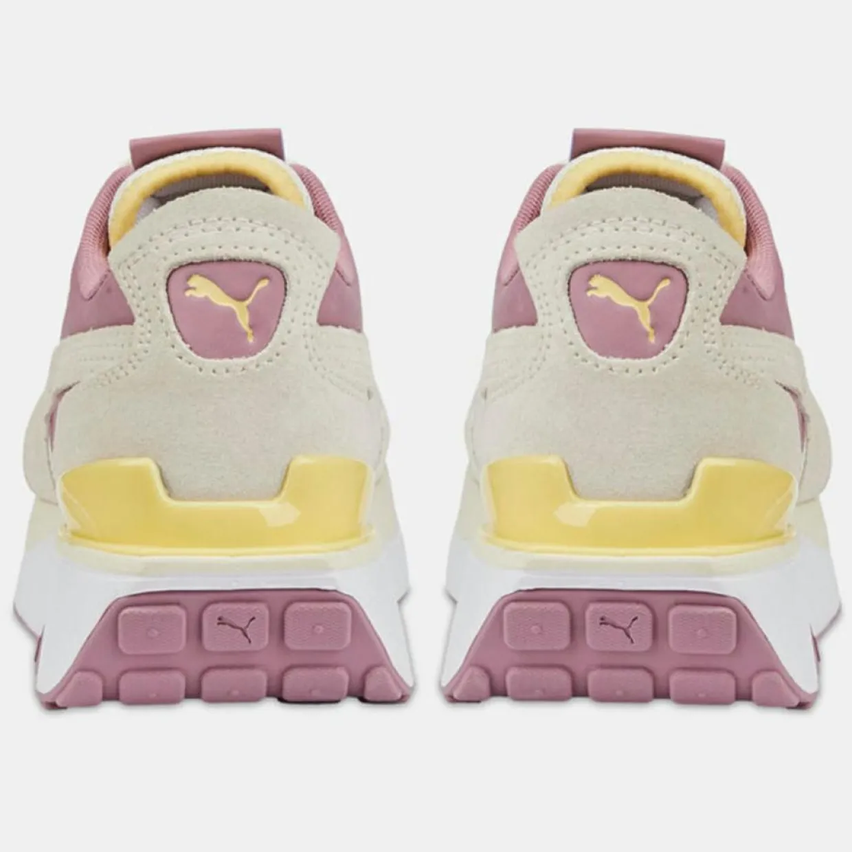 Femme Puma Baskets^Baskets Cruise Rider Candy jaune/rose