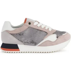 Baskets Doralea gris/vieux rose-Geox Hot