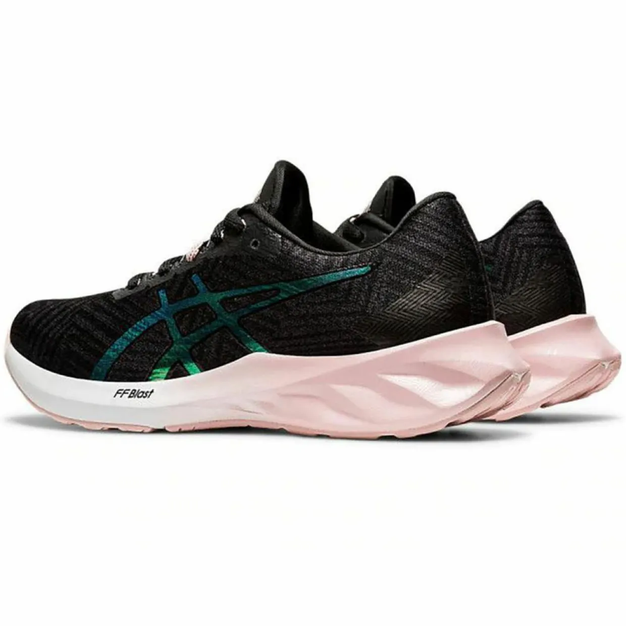 Femme Asics Baskets^Baskets Dynablast noir/rose