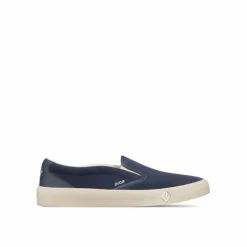 Baskets en cuir à enfiler bleues-Dior