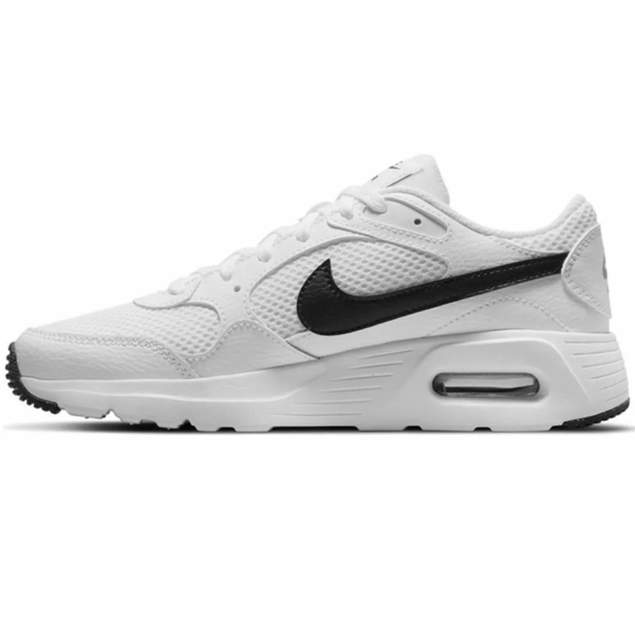 Baskets en Cuir & Maille Air Max Sc blanc/noir-Nike Clearance