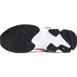 Homme Nike Baskets^Baskets en Cuir & Mesh Air Max 2 Light blanc/rouge