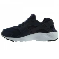 Femme Nike Baskets^Baskets en Cuir & Mesh Huarache Gs blau marine/noir