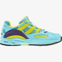 Baskets en Cuir & Mesh Lxcon 94 turquoise/jaune/violet-Adidas