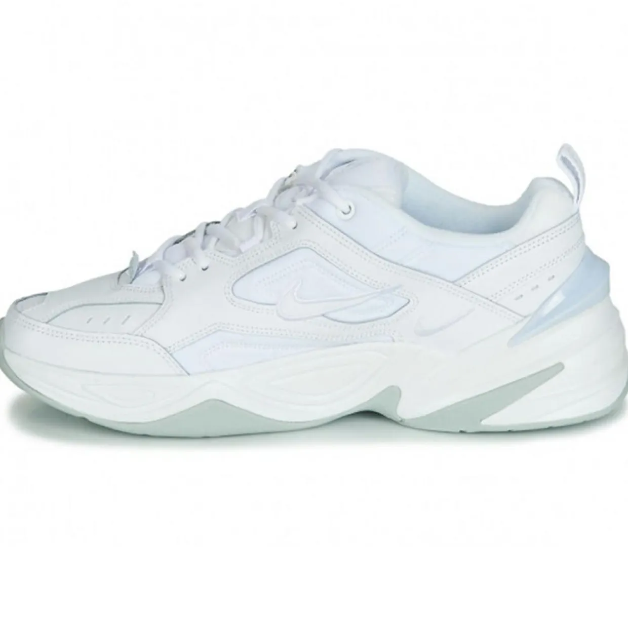Homme Nike Baskets^Baskets en Cuir & Mesh M2K Techno blanches