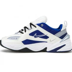 Baskets en Cuir & Mesh M2K Techno bleu/blanc-Nike Sale