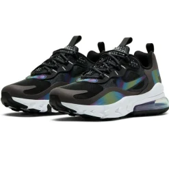 Femme Nike Baskets^Baskets en Cuir & Mesh React 270 Gs noir/bleu/vert