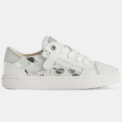 Baskets en Cuir & Textile Kilwi blanches-Geox Hot