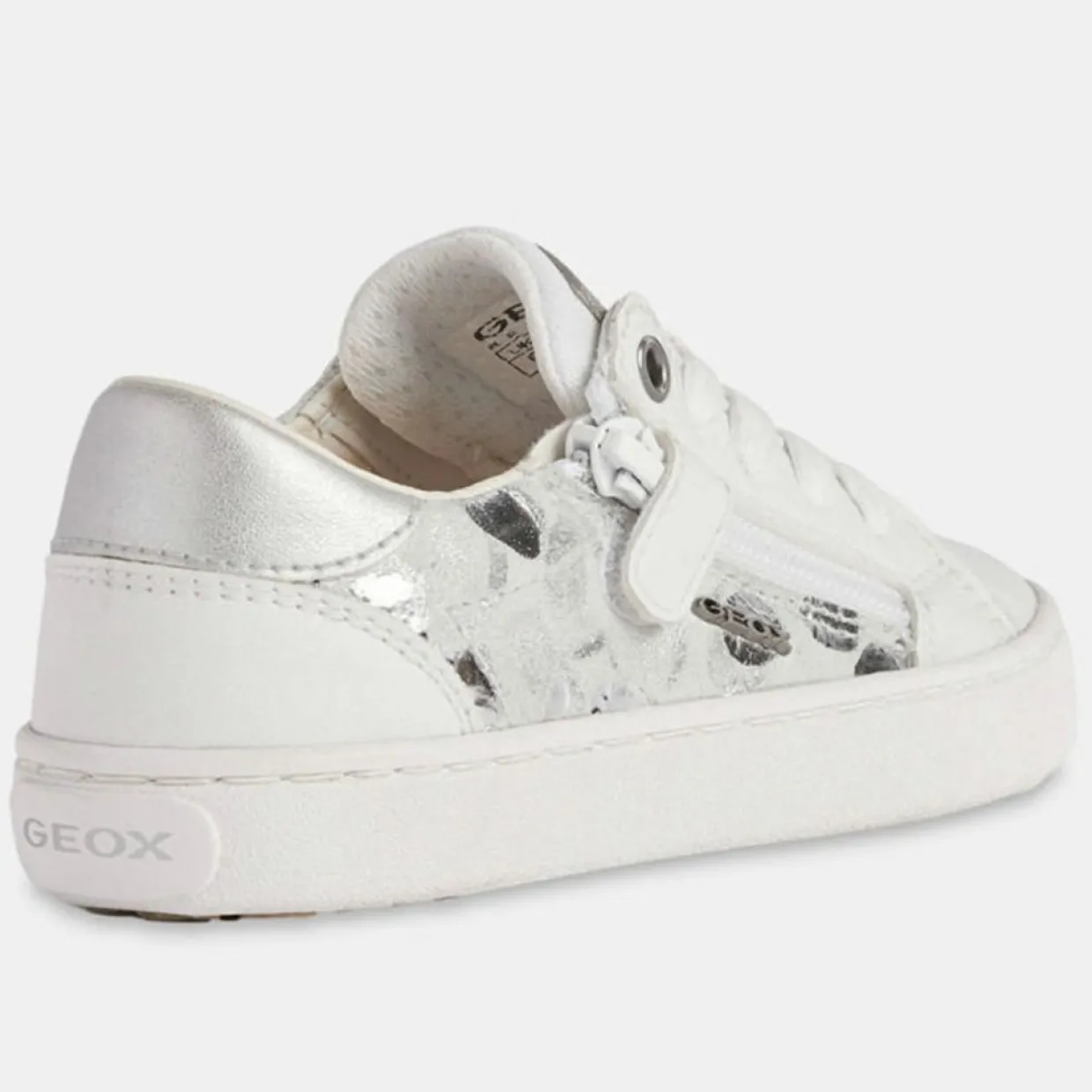 Baskets en Cuir & Textile Kilwi blanches-Geox Hot