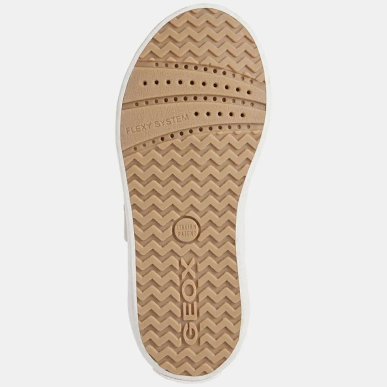 Baskets en Cuir & Textile Kilwi blanches-Geox Hot