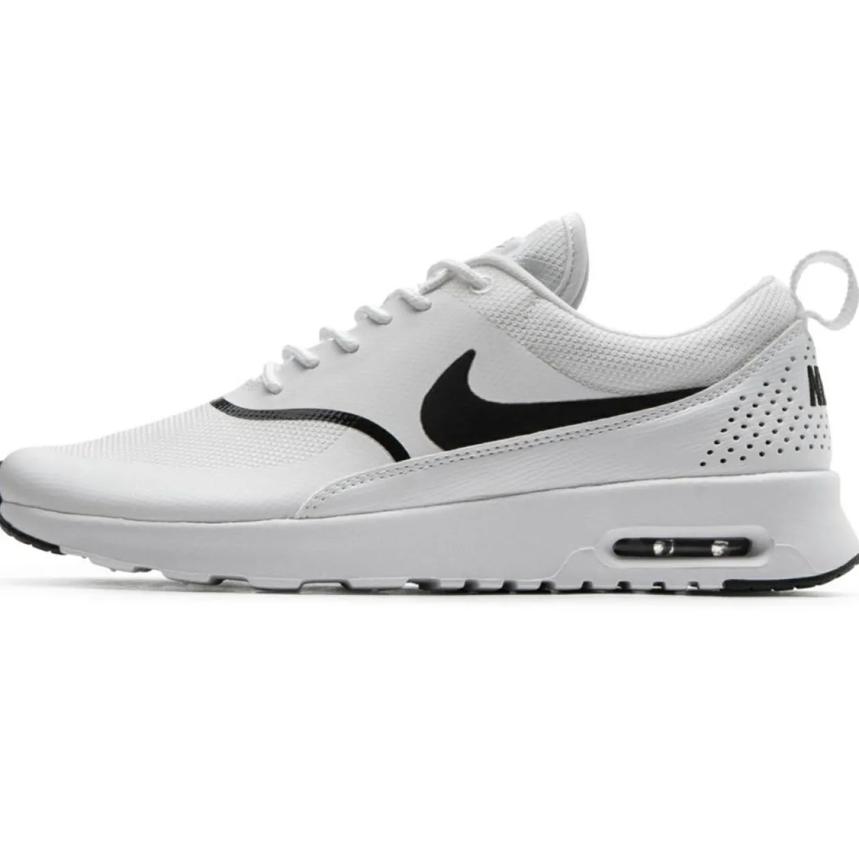 Femme Nike Baskets^Baskets en Cuir & Tissu Air Max Thea blanc/noir