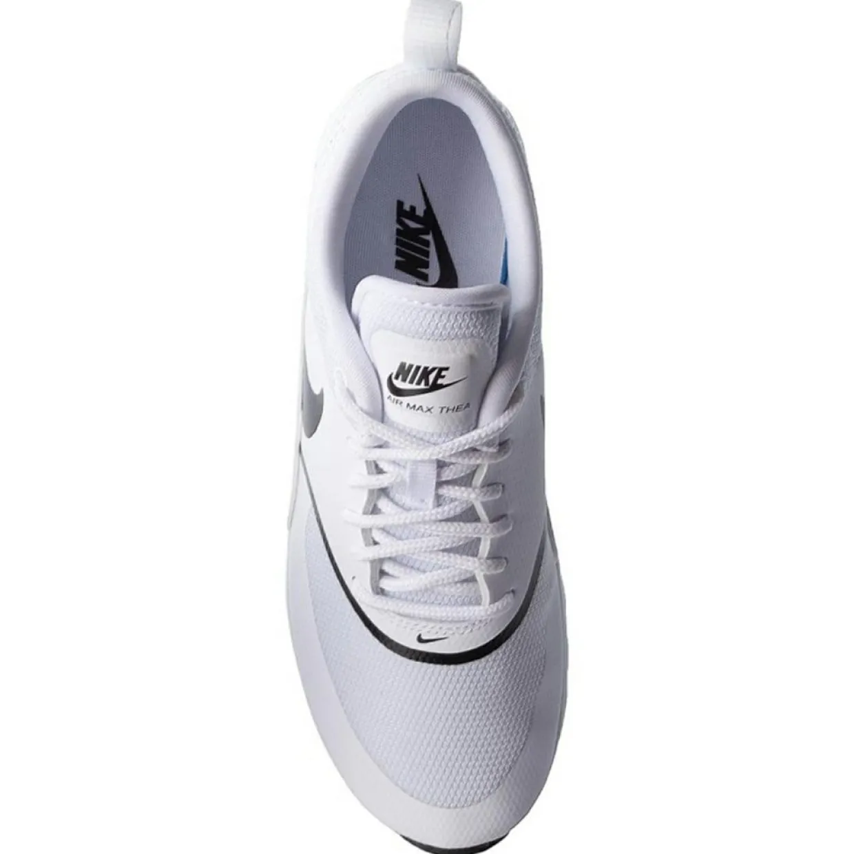 Femme Nike Baskets^Baskets en Cuir & Tissu Air Max Thea blanc/noir