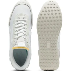 Femme Puma Baskets^Baskets en Cuir & Velours de Cuir Future Rider Play blanches