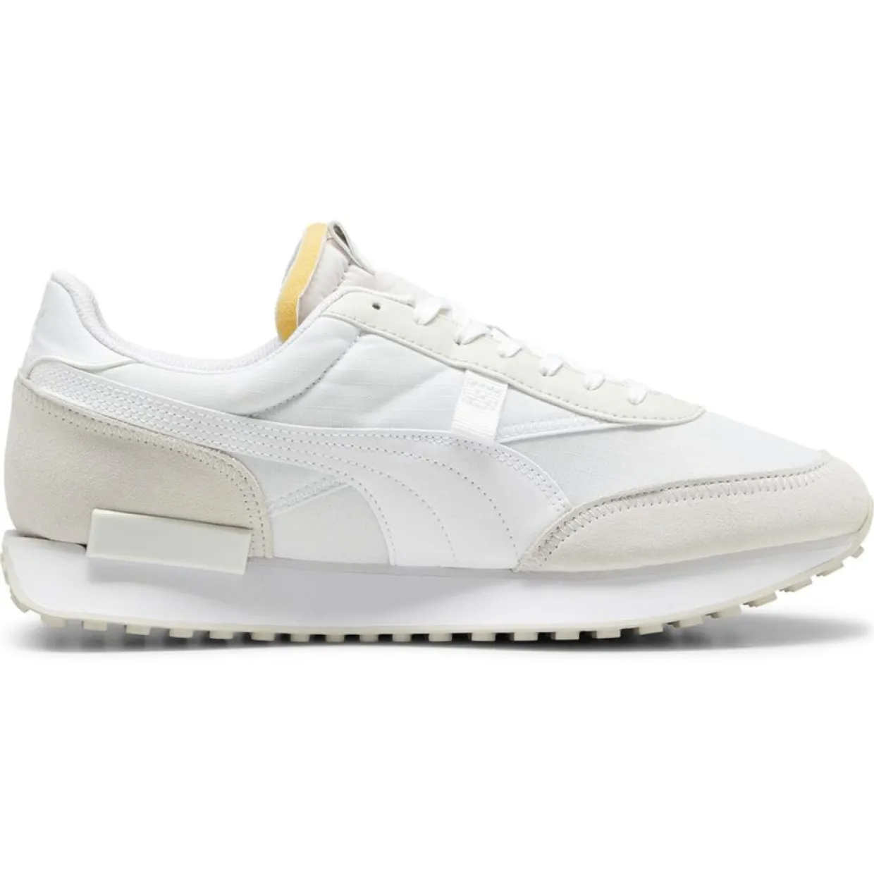 Femme Puma Baskets^Baskets en Cuir & Velours de Cuir Future Rider Play blanches