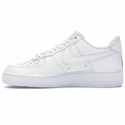 Baskets en Cuir Air Force 1 Lo blanches-Nike Clearance