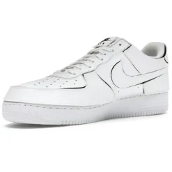 Femme Nike Baskets^Baskets en Cuir Air Force 1 Lo blanches