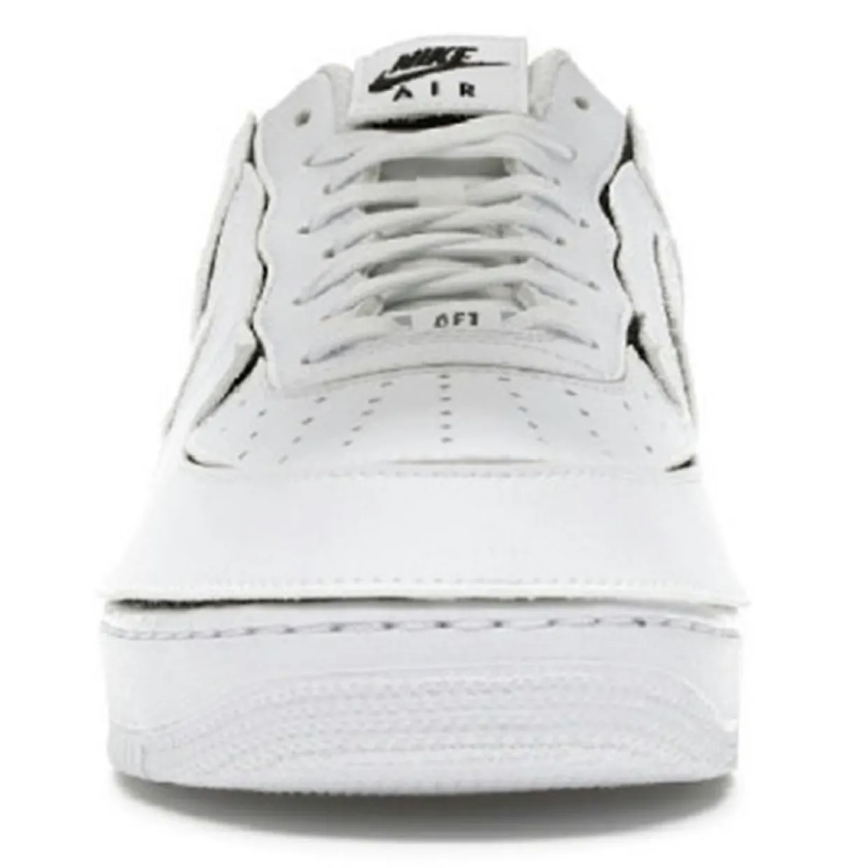 Femme Nike Baskets^Baskets en Cuir Air Force 1 Lo blanches