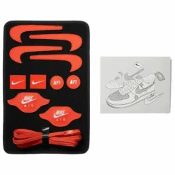 Femme Nike Baskets^Baskets en Cuir Air Force 1 Lo blanches