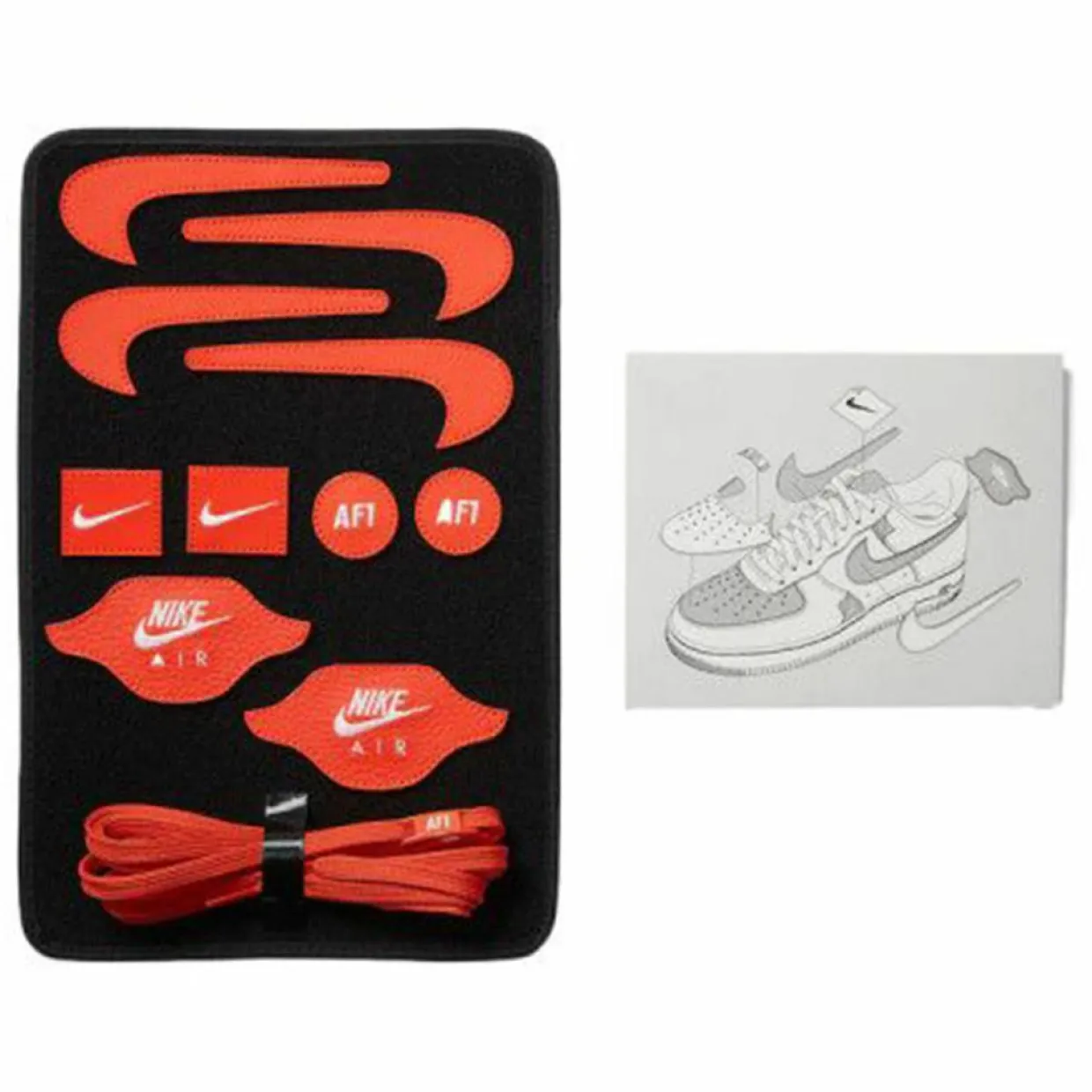 Femme Nike Baskets^Baskets en Cuir Air Force 1 Lo blanches