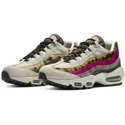Baskets en Cuir Air Max 95 beige/multicolore-Nike Discount