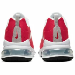 Baskets en Cuir Air Max React 270 blanc/gris/rouge-Nike