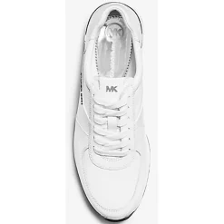 Femme Michael Kors Chaussures Baskets^Baskets en Cuir Allie blanches