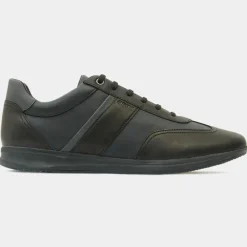 Homme Geox Baskets^Baskets en Cuir Avery noires