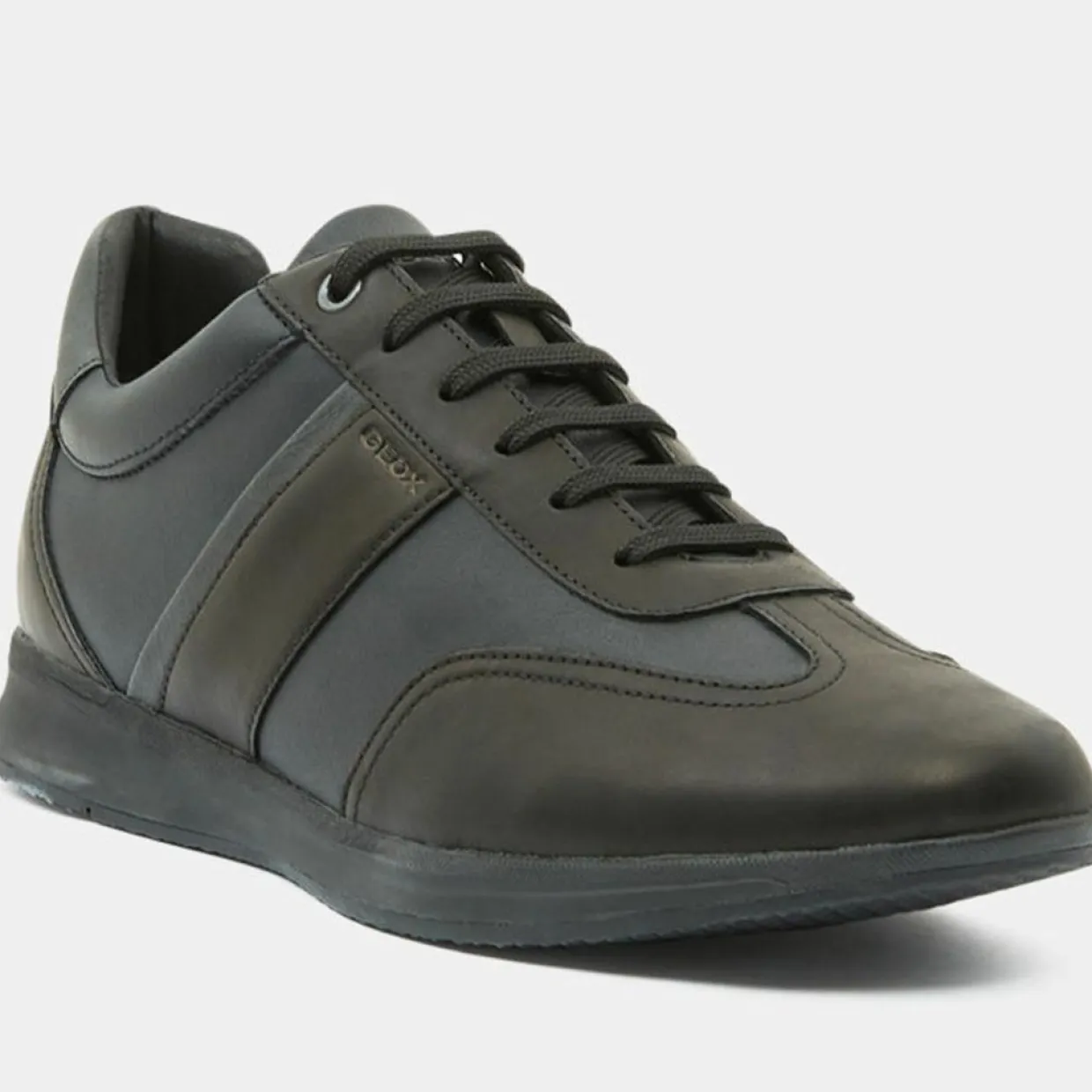 Homme Geox Baskets^Baskets en Cuir Avery noires