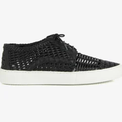 Femme Mellow Yellow Baskets^Baskets en Cuir Bea noires