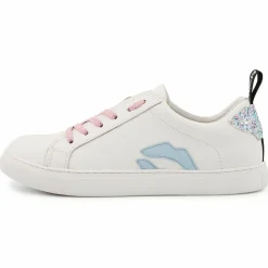 Baskets en Cuir Betty blanc/bleu/rose-Bons Baisers de Paname Sale