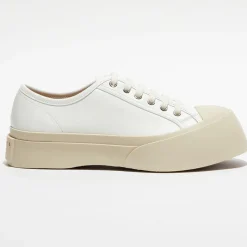 Baskets en Cuir blanches-Marni Outlet