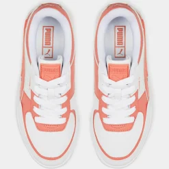 Femme Puma Baskets^Baskets en Cuir Cali Dream Tweak Dissi blanc/rose