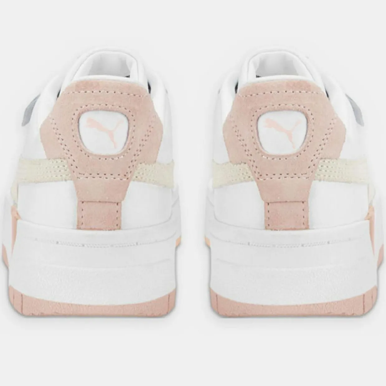 Femme Puma Baskets^Baskets en Cuir Cali Dream blanc/rose