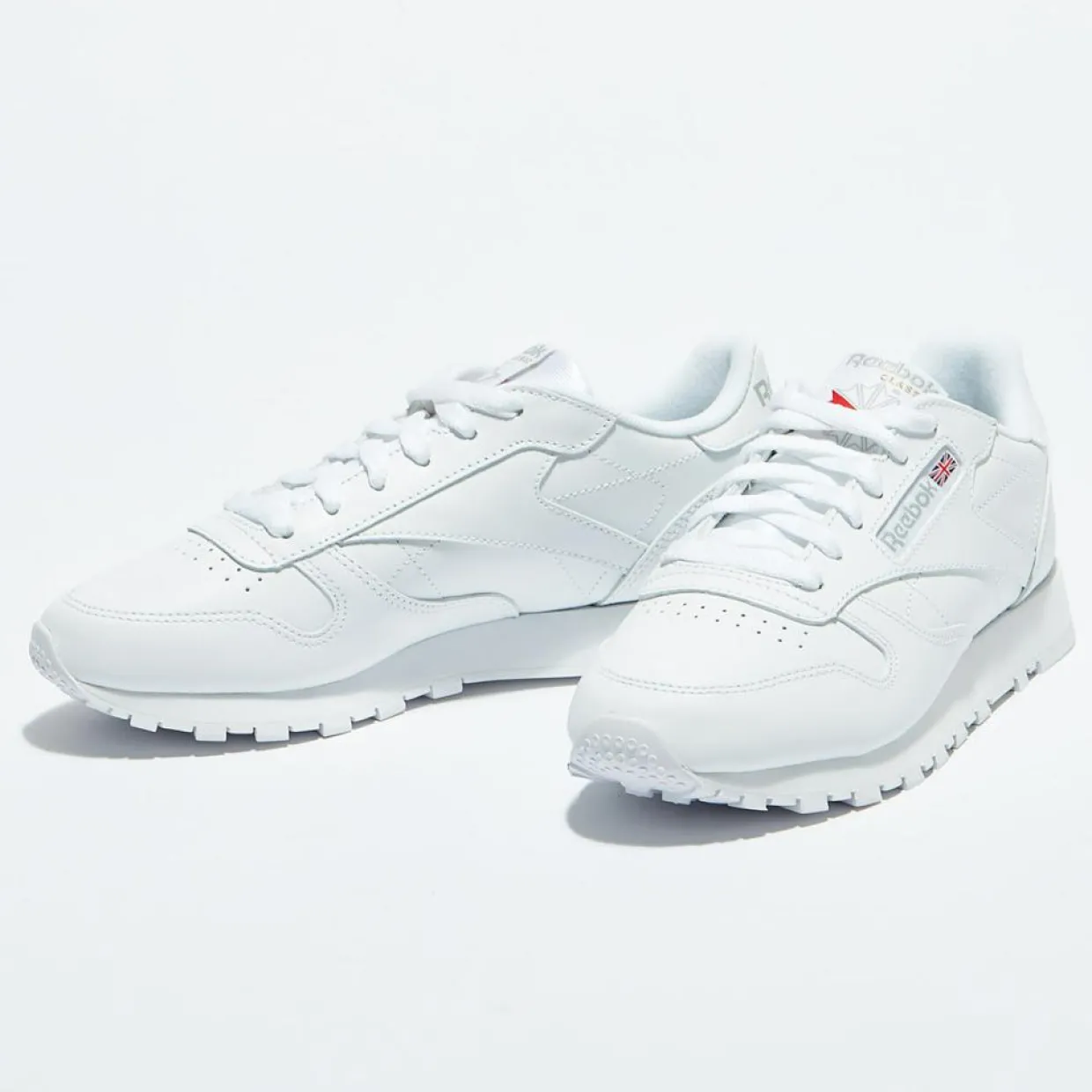 Baskets en Cuir Cl Lthr Basique 2232 blanches-Reebok Hot