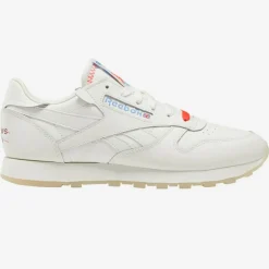 Femme Reebok Baskets^Baskets en Cuir Cl Lthr blanc moyen