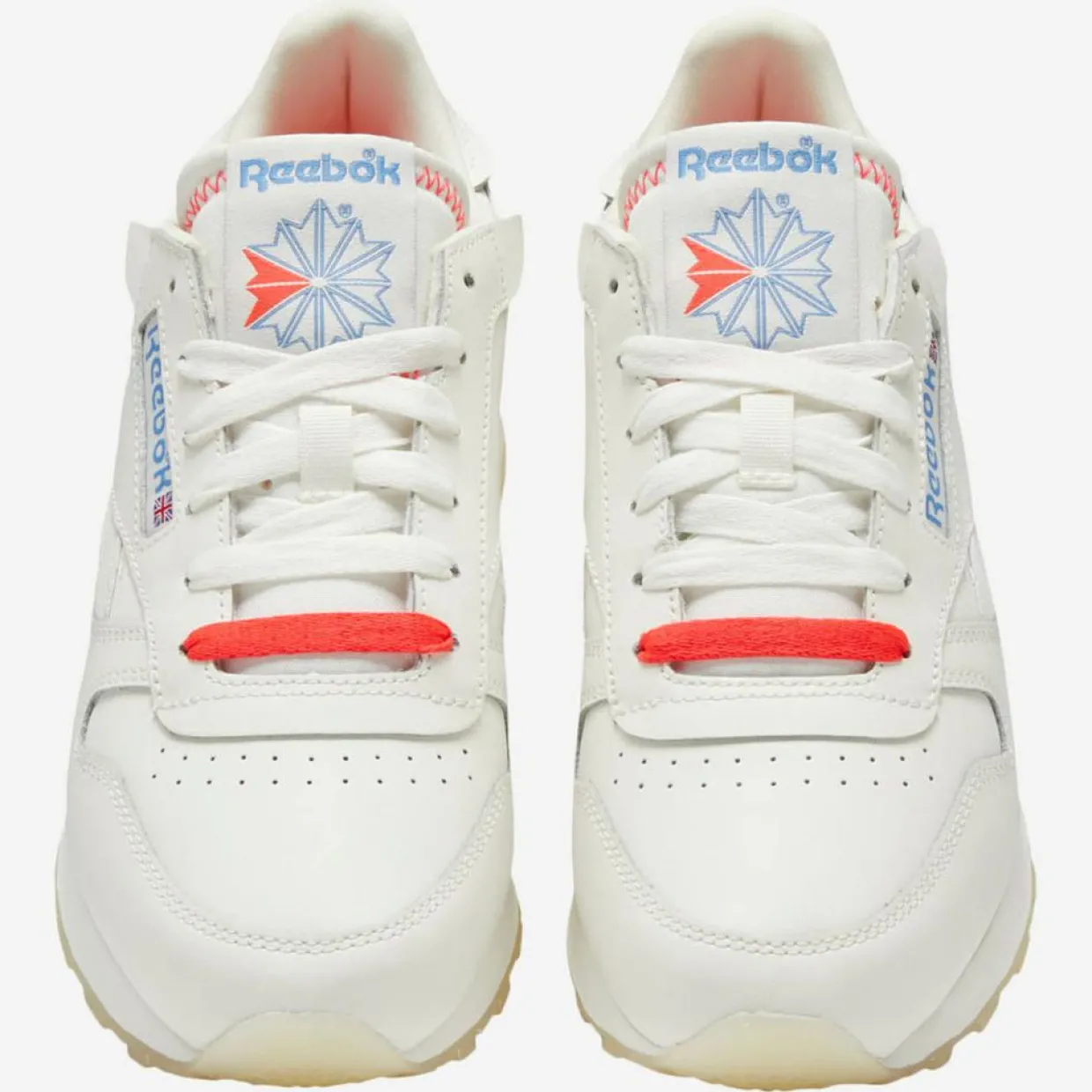 Femme Reebok Baskets^Baskets en Cuir Cl Lthr blanc moyen