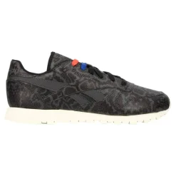 Baskets en Cuir Classic Leather Snake noires-Reebok Clearance