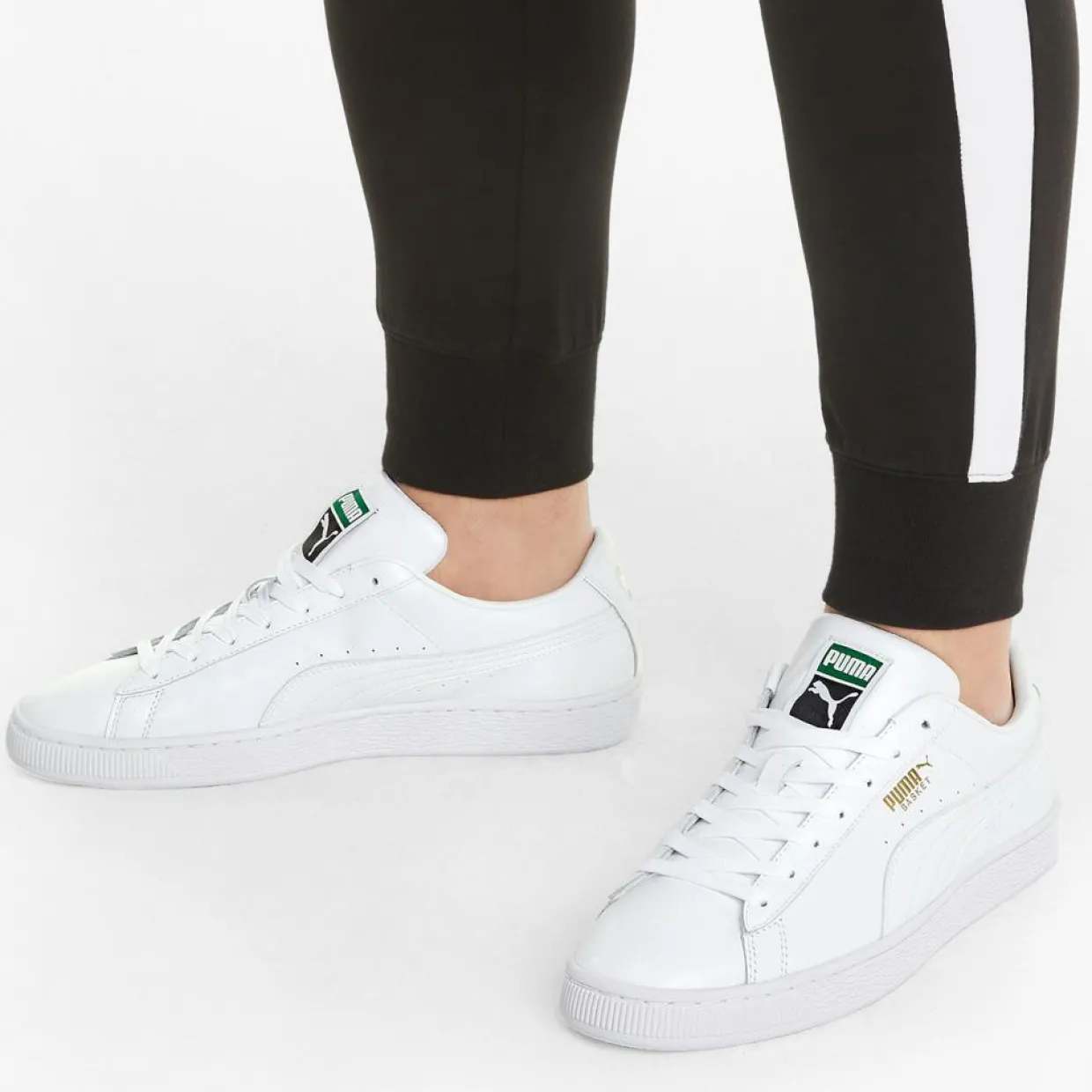 Femme Puma Baskets^Baskets en Cuir Classic Xxi blanches