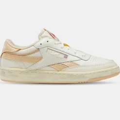 Baskets en Cuir Club C Revenge blanc/saumon-Reebok Outlet