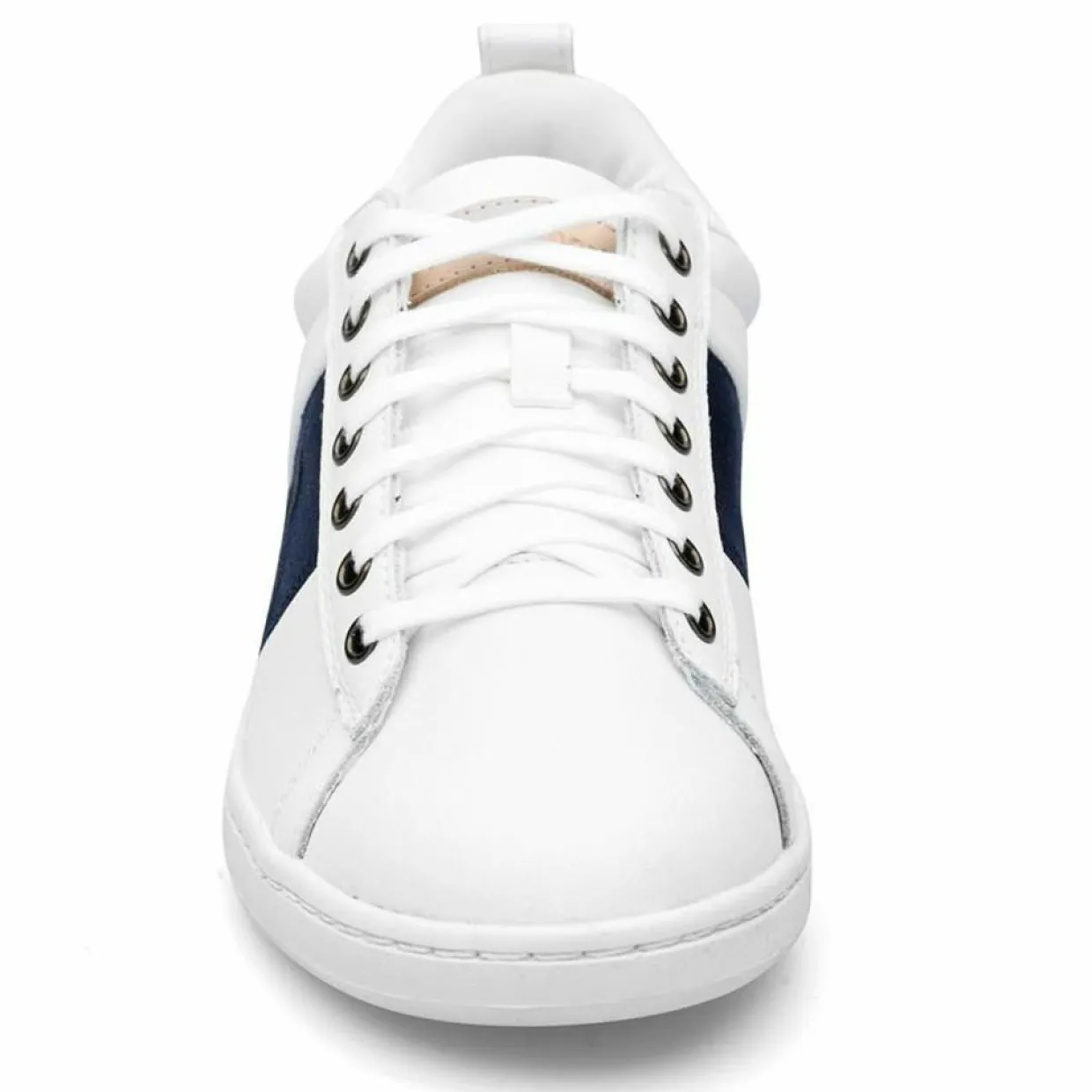 Baskets en Cuir Courtclassic blanc/bleu marine-Le Coq Sportif Best