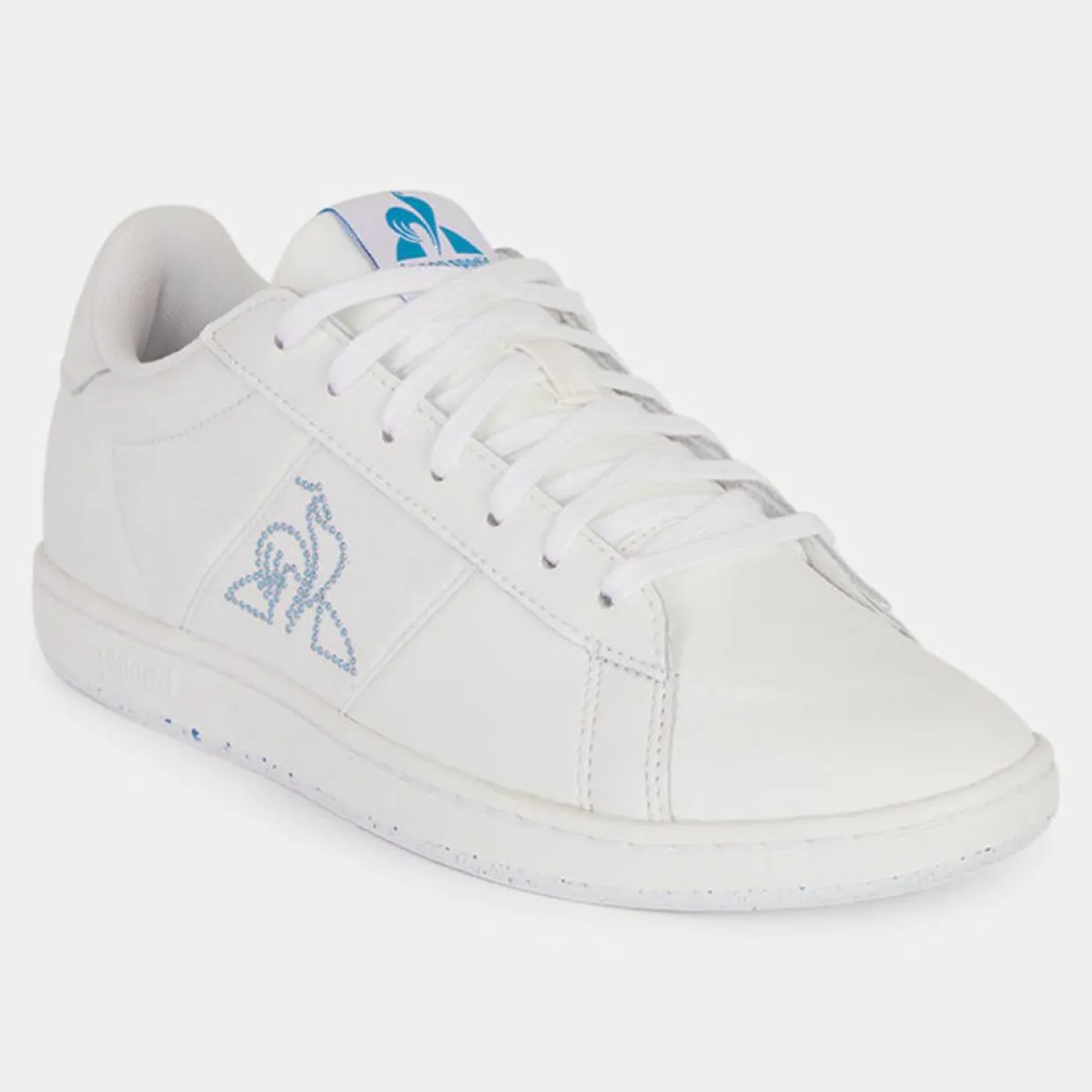 Femme Le Coq Sportif Baskets^Baskets en Cuir Courtmatch blanches