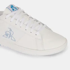 Femme Le Coq Sportif Baskets^Baskets en Cuir Courtmatch blanches