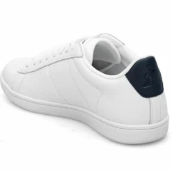 Femme Le Coq Sportif Baskets^Baskets en Cuir Courtset blanc/noir