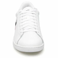 Femme Le Coq Sportif Baskets^Baskets en Cuir Courtset blanc/noir