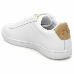 Baskets en Cuir Courtset blanc/beige-Le Coq Sportif Clearance